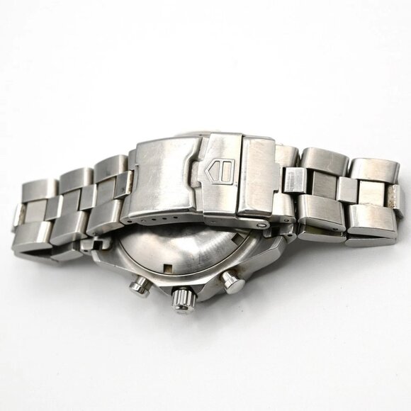 TAG HEUER Aquaracer Chronogra Date Watch CN2111 Automatic SS Black Dial main image 6